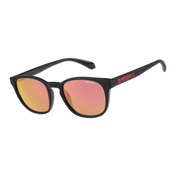 Superdry SDS-5038 black mirrored men sunglasses, imported from the UK