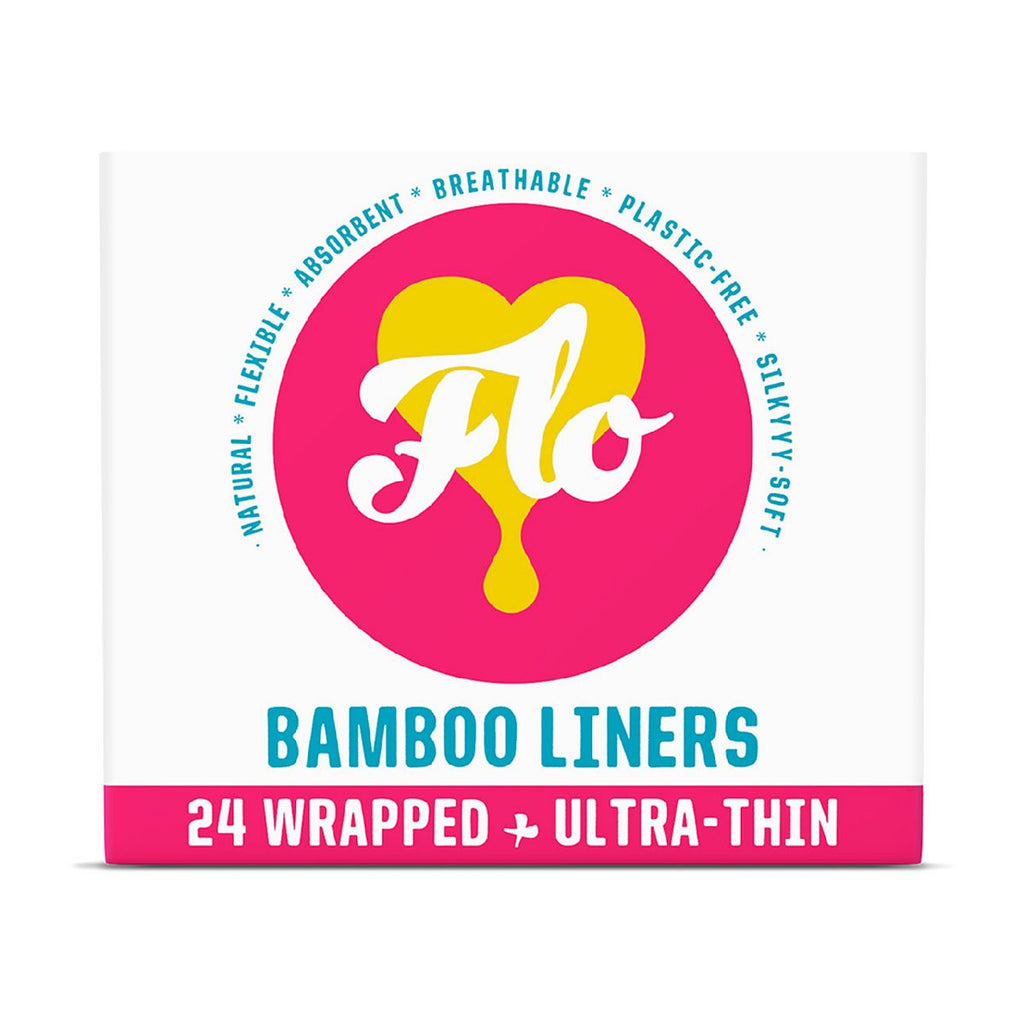 Flo Natural Bamboo Liners Daily Ultra-Thin 24