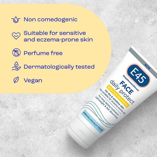 E45 Daily Protect Face Moisturiser Spf30 For Dry Skin 50Ml GOODS Superdrug   