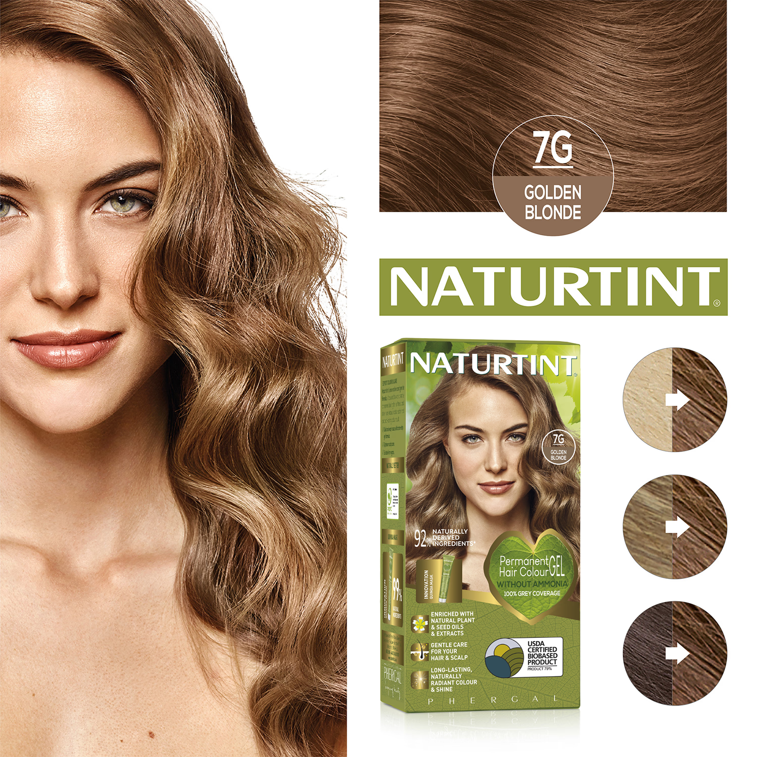 Naturtint hair colour Golden Blonde - British product