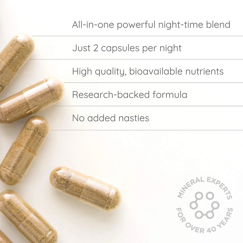 Wassen Relax & Replenish night time multinutrient capsules - British product