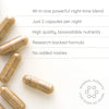 Wassen Relax & Replenish night time multinutrient capsules - British product