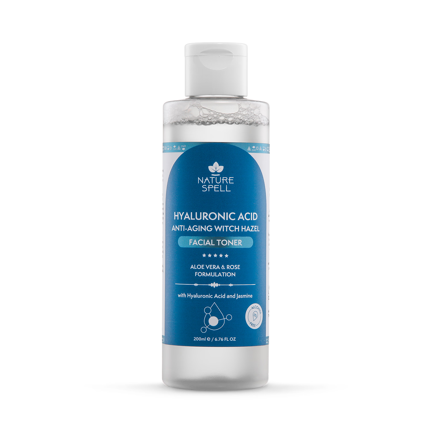 Nature Spell hyaluronic acid witch hazel facial toner 200ml, UK version