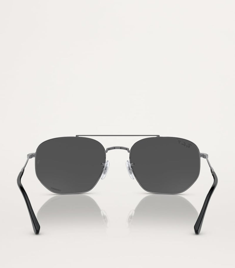Ray-Ban metal sunglasses model 0RB3707 (British brand)