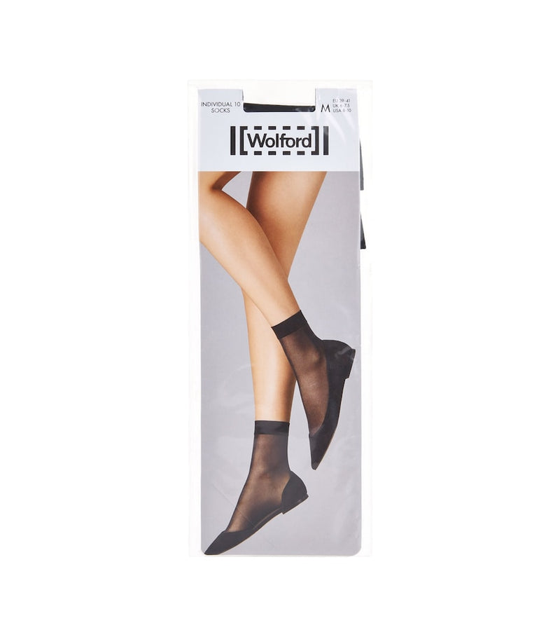 Wolford sheer socks Individual 10, imported from the UK