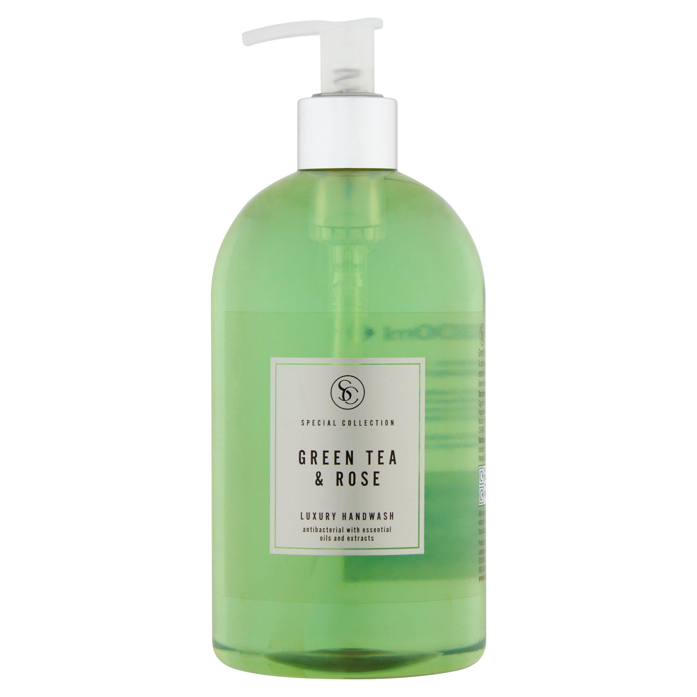 Sainsbury's Special Collection Green Tea & Rose Luxury Handwash 500ml GOODS Sainsburys   