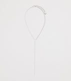SHAY white gold diamond thread Y necklace, imported from the UK