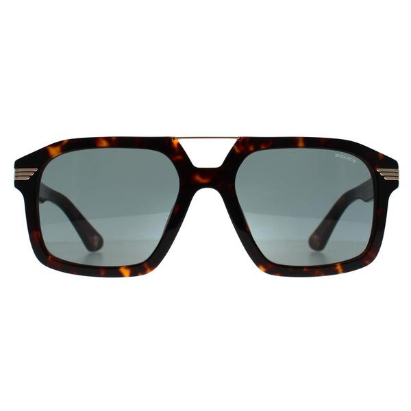 Police SPLP28M Forty 1 brown acetate men sunglasses, imported from the UK