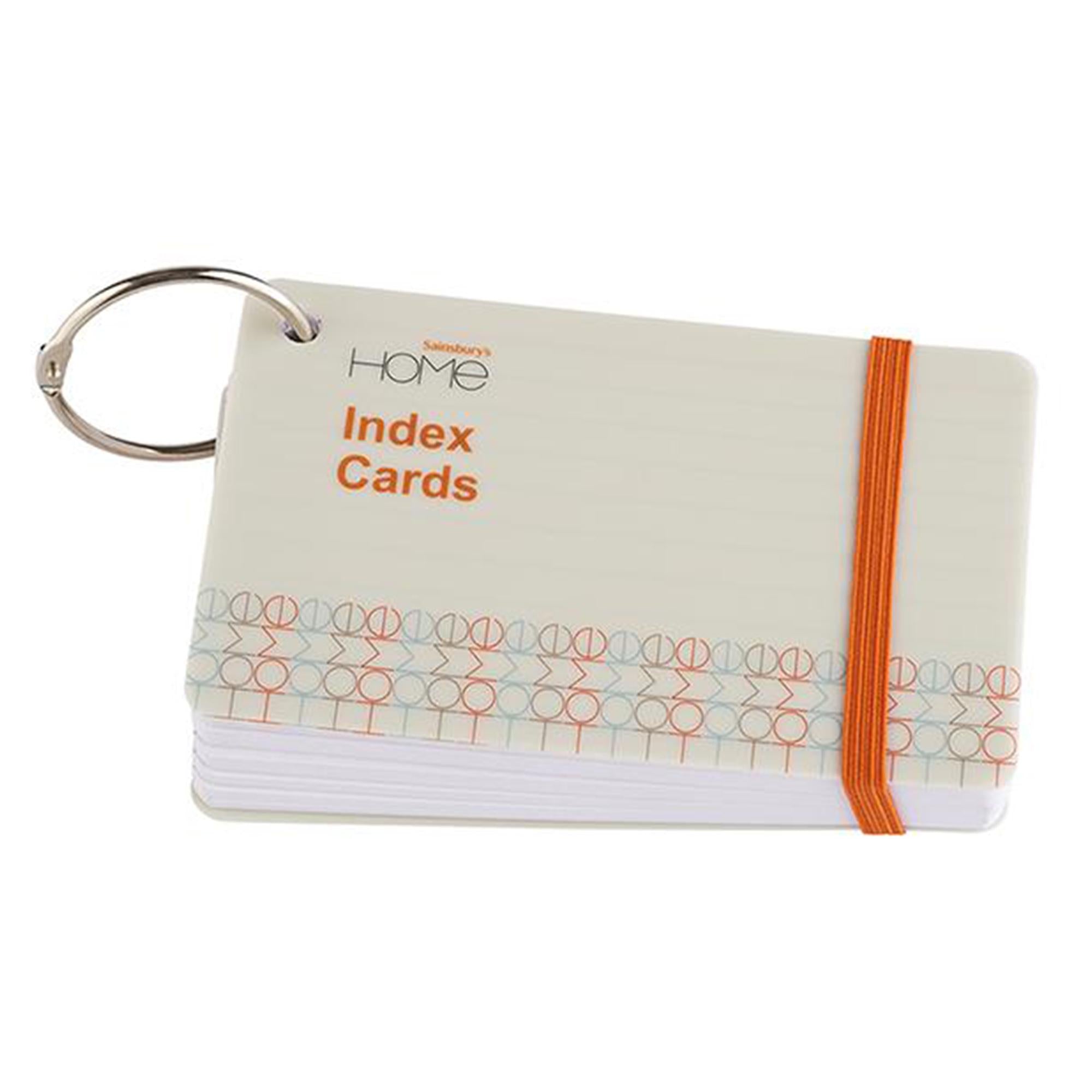 Sainsbury's Home Loop Bound Index Cards kitchen appliances Sainsburys   