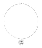 Monica Vinader sterling silver Pisces zodiac necklace (British brand)
