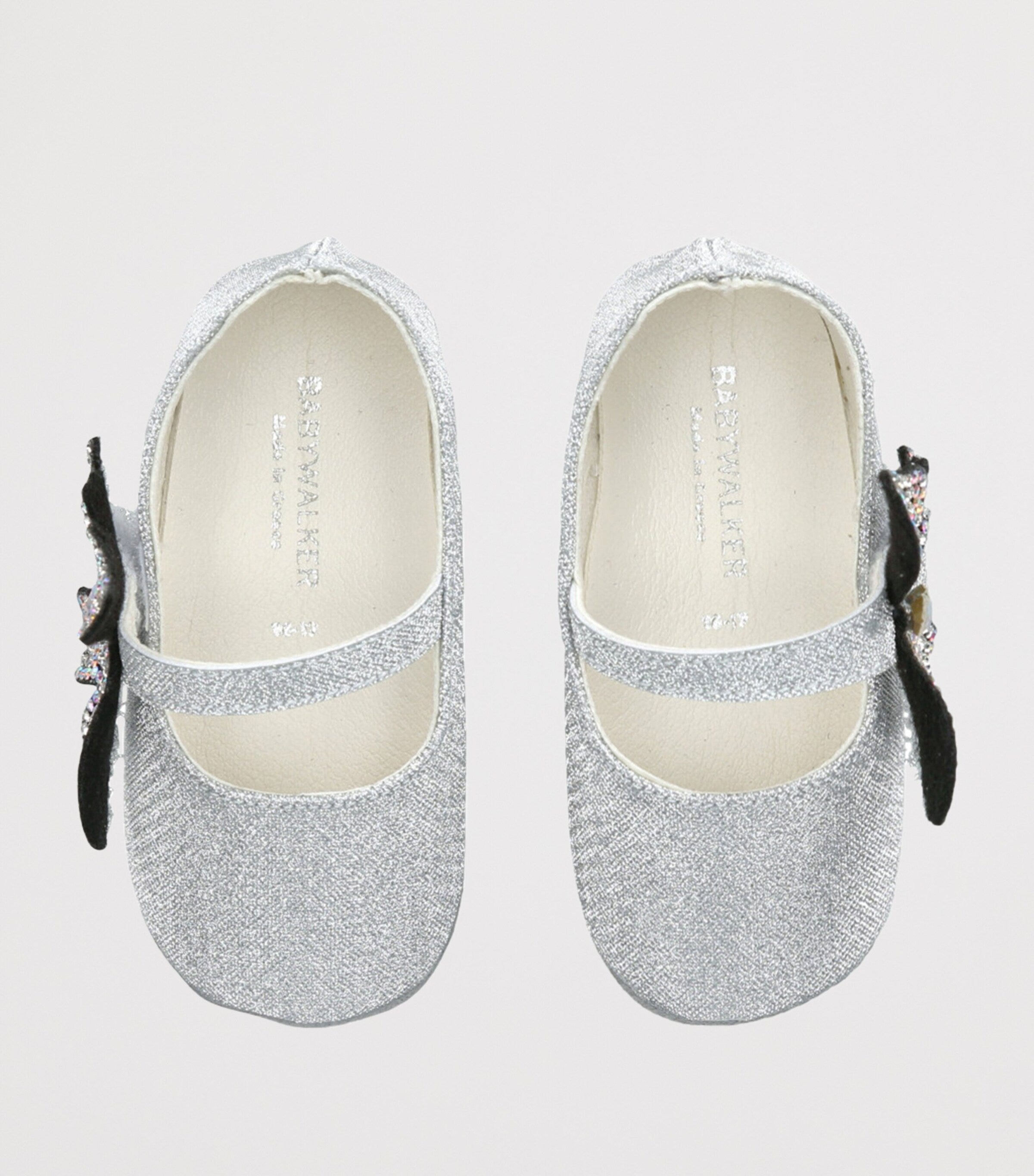 BabyWalker crystal butterfly ballet flats - British product
