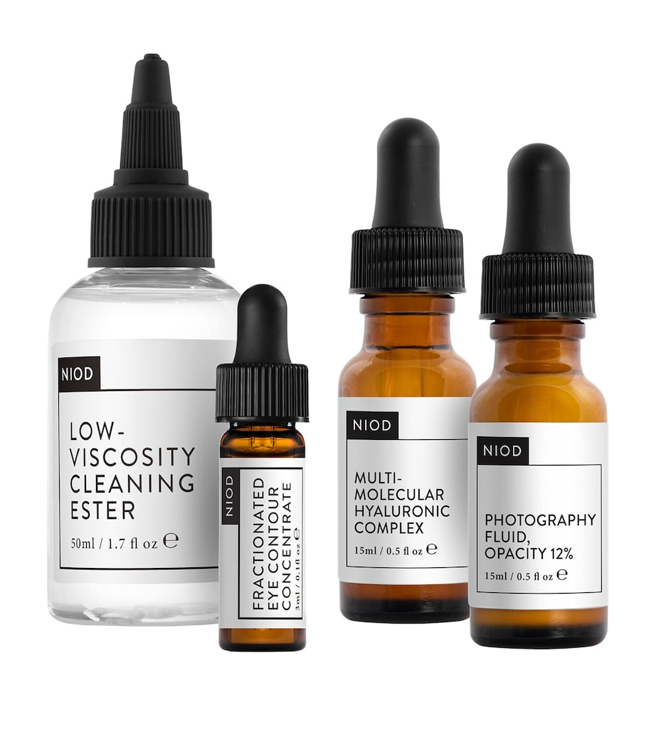 Niod Set No. 1 skincare set with cleaning ester and serums, imported from the UK