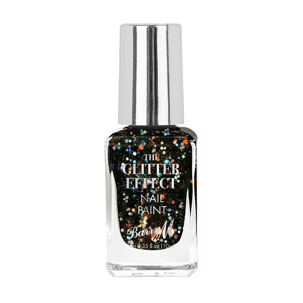 Barry M Glitter Effect Nail Paint Black Tie - British product