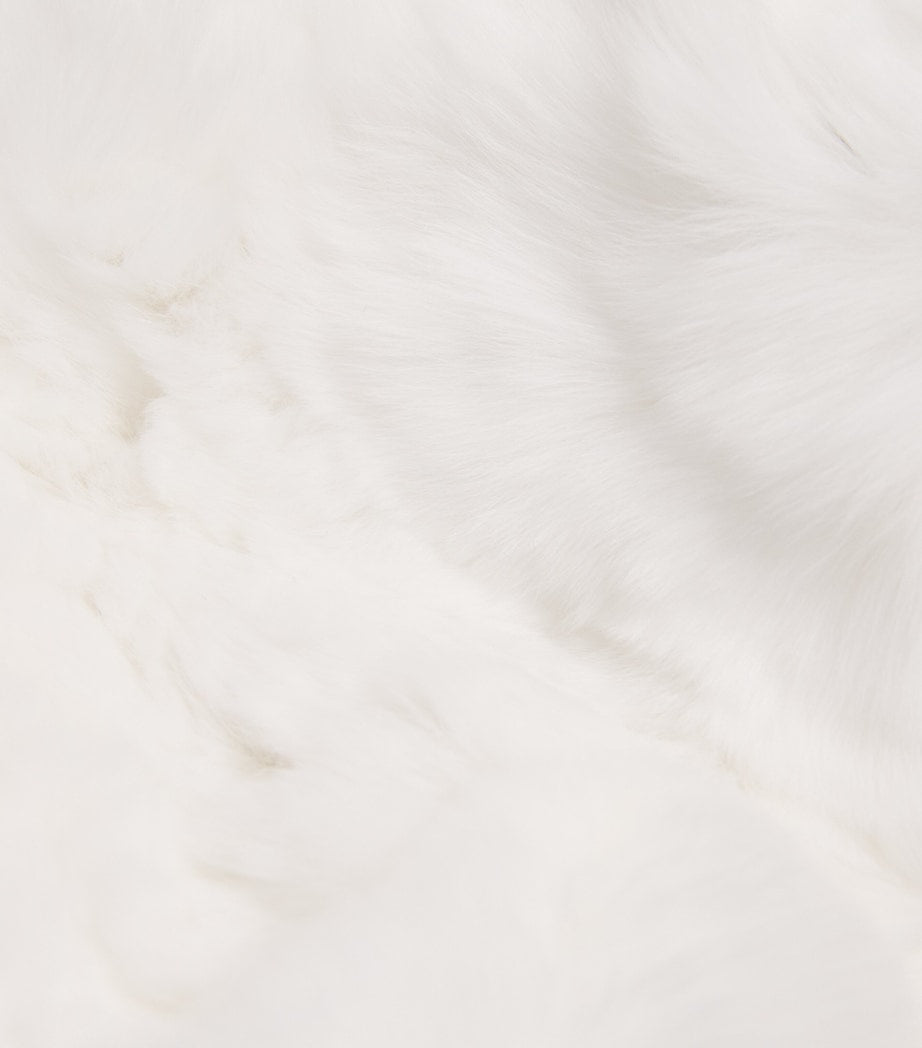 Yves Salomon rabbit fur headband for children (British brand)