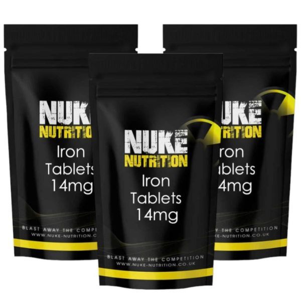 Nuke Nutrition Iron tablets 14mg - 180ct