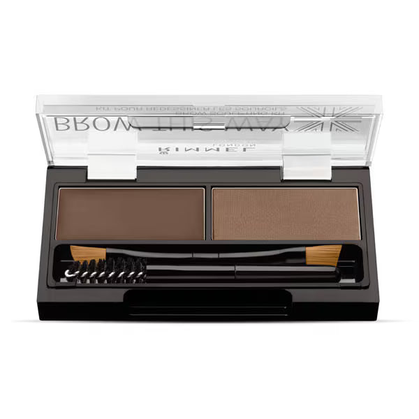 Rimmel eyebrow sculpting kit medium brown, imported from the UK