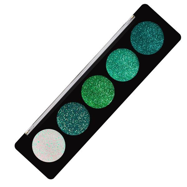 Profusion Cosmetics Glitter Gems Glitter Palette Emerald