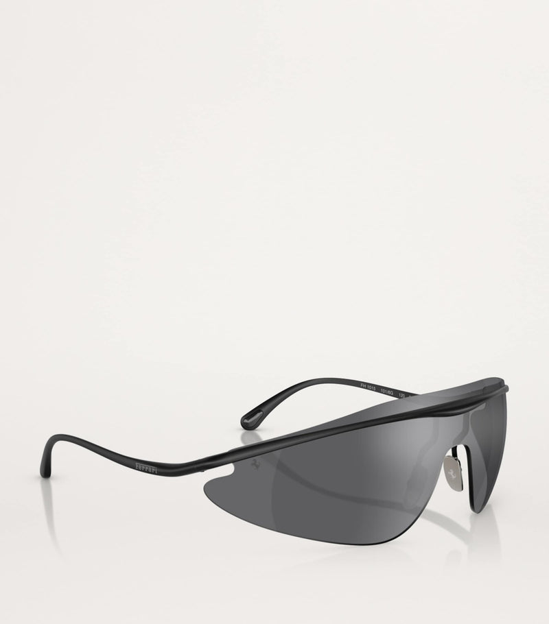 Ferrari irregular metal sunglasses with UV protection, imported from the UK