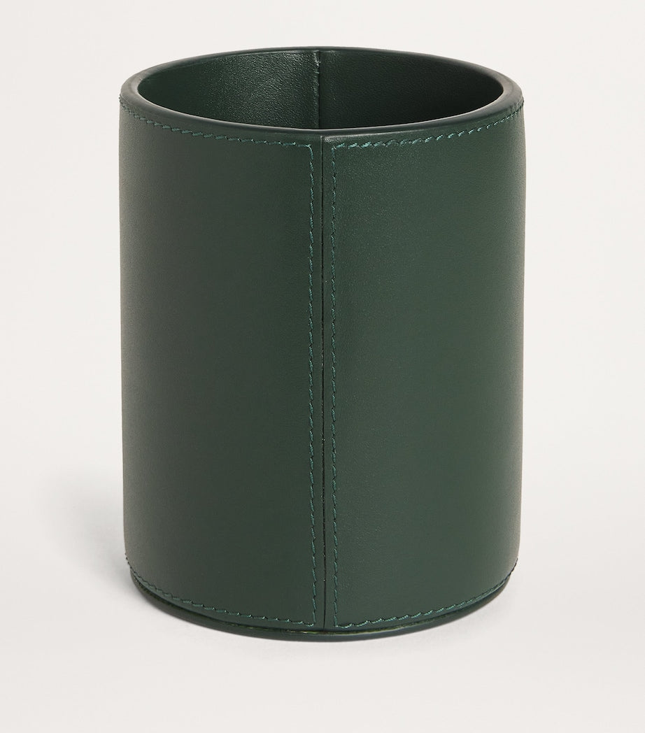 Harrods Leather Pen Pot, UK version