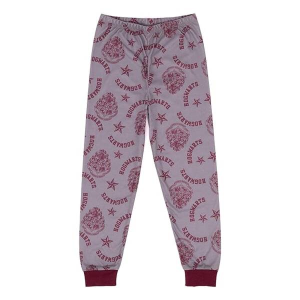 Harry Potter Girls Crest Glitter Pyjama Set (5-6 Years) GOODS Superdrug   