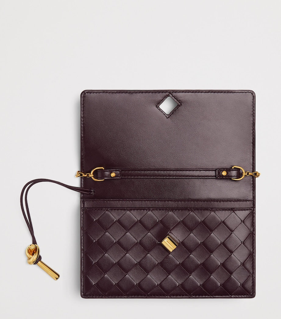 Bottega Veneta Andiamo cross-body bag in lambskin leather, UK version