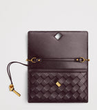 Bottega Veneta Andiamo cross-body bag in lambskin leather, UK version