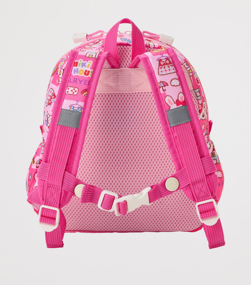 Miki House pixel art backpack with Usako the Bunny mascot (British brand)