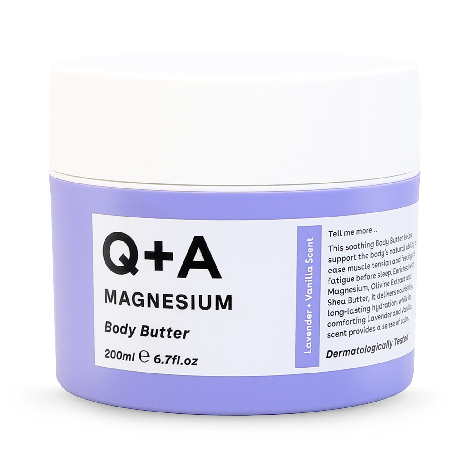 Q+A Magnesium body butter 200 ml (British brand)