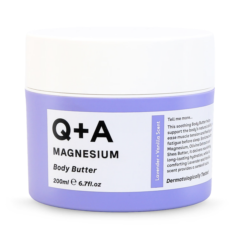 Q+A Magnesium body butter 200 ml (British brand)