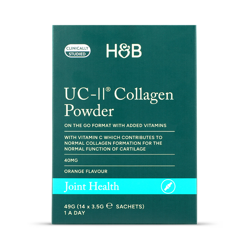 Holland & Barrett UC-II collagen powder Orange Flavour 14 Sachets, UK version