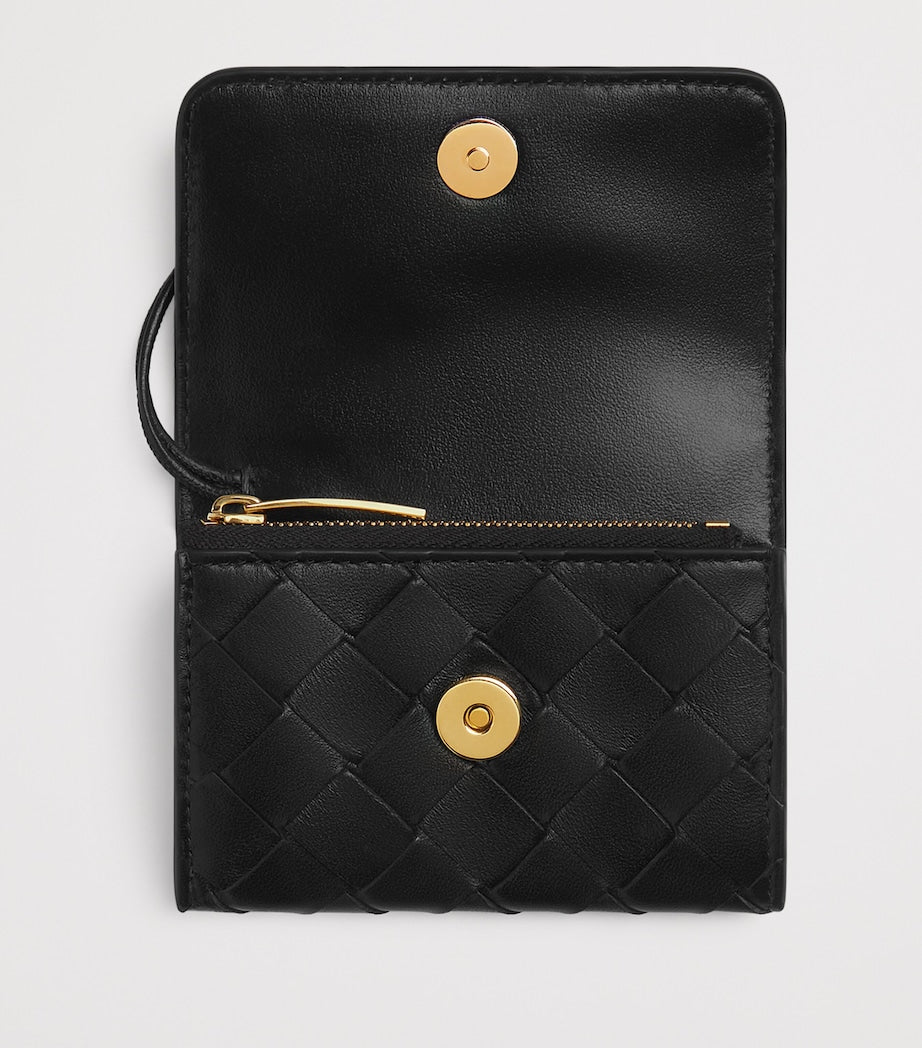 Bottega Veneta Small Andiamo envelope card holder Intrecciato weave (British brand)