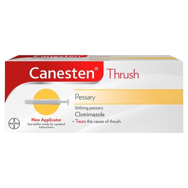 Canesten Thrush Treatment 1 Pessary 500mg GOODS Superdrug   