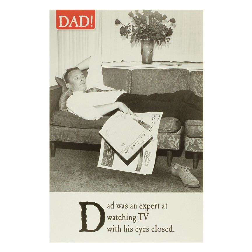 Emotional Rescue Humorous Dad Birthday Card General Household ASDA   