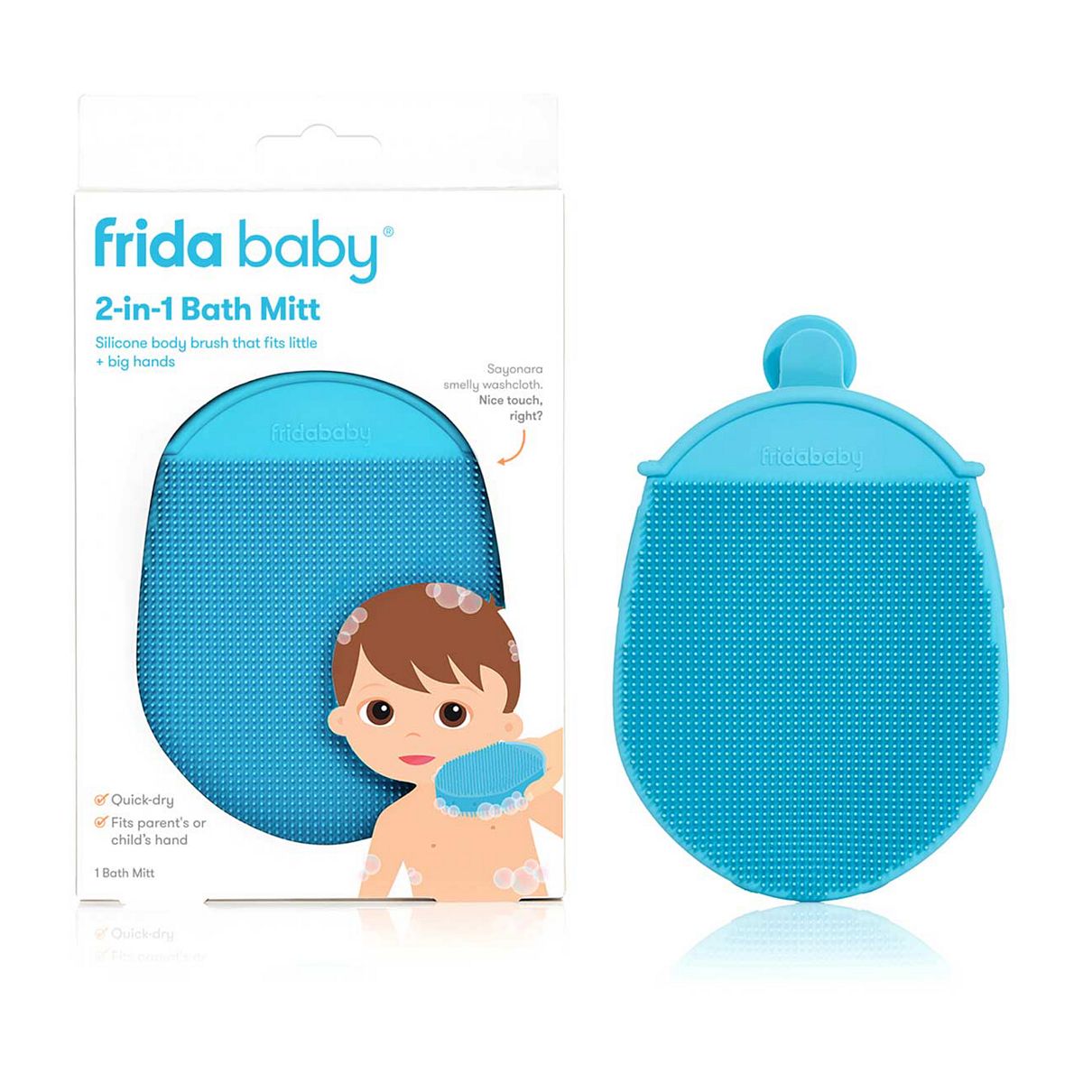 Frida Baby DermaFrida The Bath Mitt Baby Accessories & Cleaning Boots   