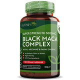 Nutravita Black Maca Root Complex 5000mg - 180 Vegan Caps GOODS Superdrug   