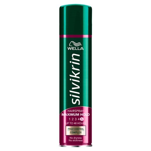 Wella Silvikrin Maximum Hold Hairspray, 400 ml