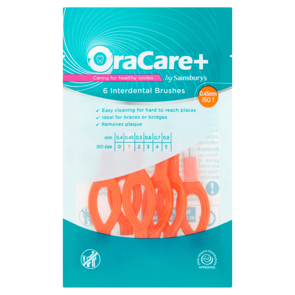 OraCare+ Interdental Brushes 0.45mm x6