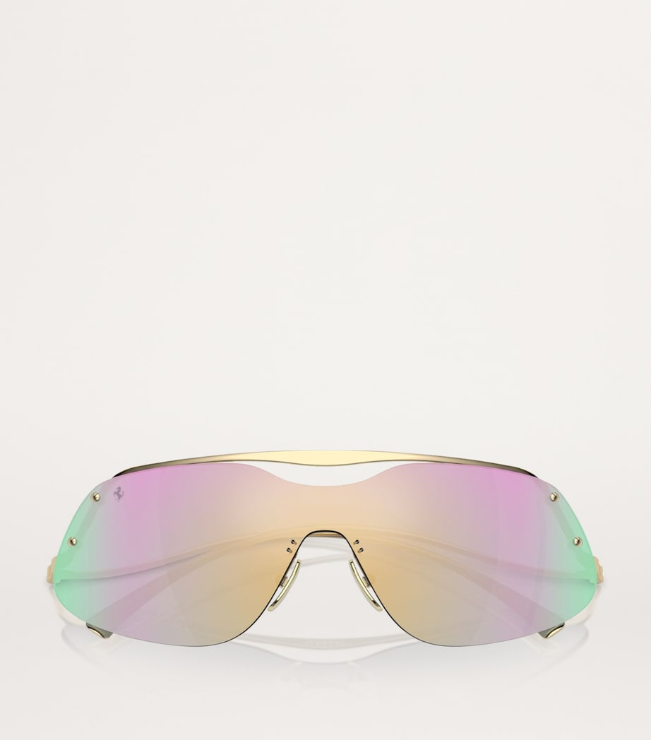 Ferrari Metal FH1007 Sunglasses with high-performance lenses, UK version