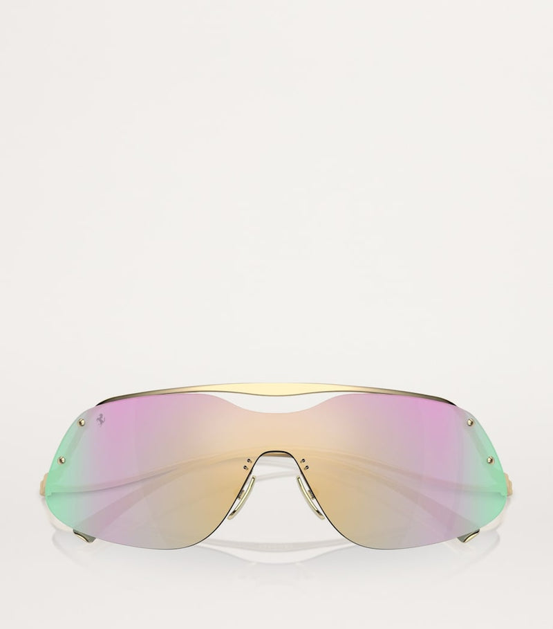 Ferrari Metal FH1007 Sunglasses with high-performance lenses, UK version