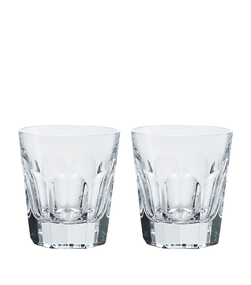 Baccarat Old Fashion tumblers set of 2, 480ml capacity - British product
