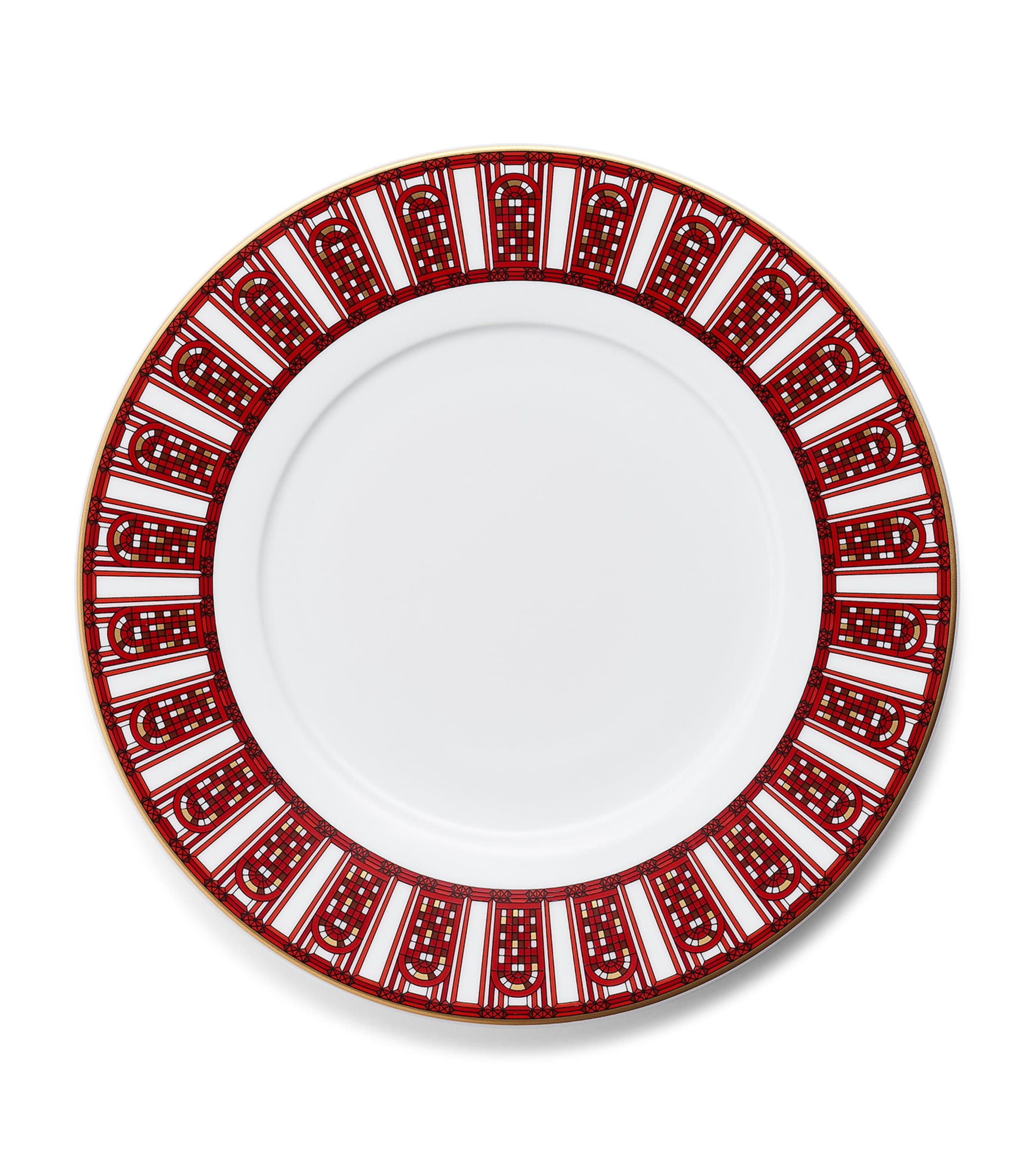 Baccarat Arcadia Red dessert plates 21cm - British product
