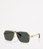 Versace Pilot Sunglasses gold-tone metal frame, imported from the UK