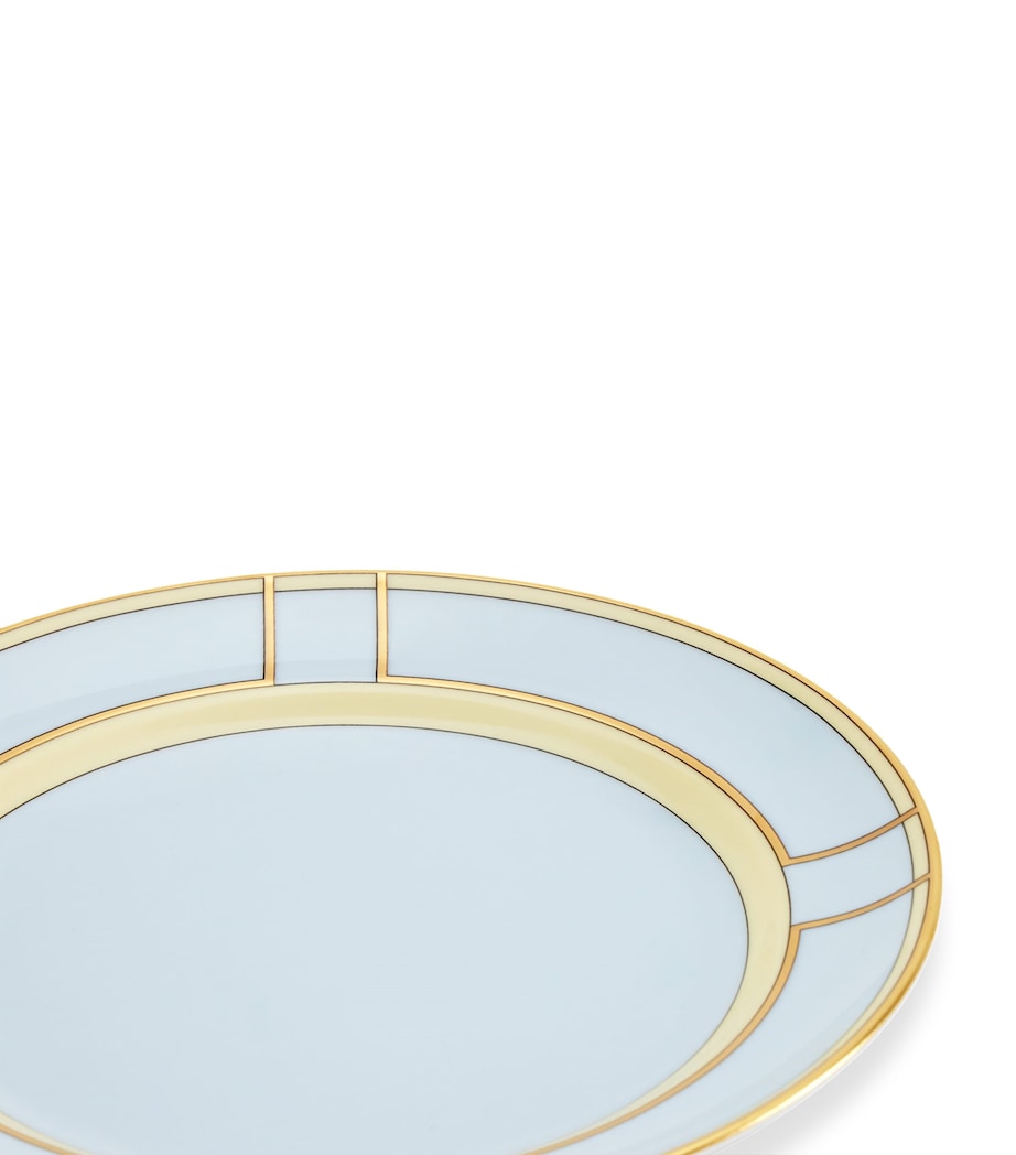 Ginori 1735 Colonna Diva Celeste porcelain dessert plate 20cm (British brand)