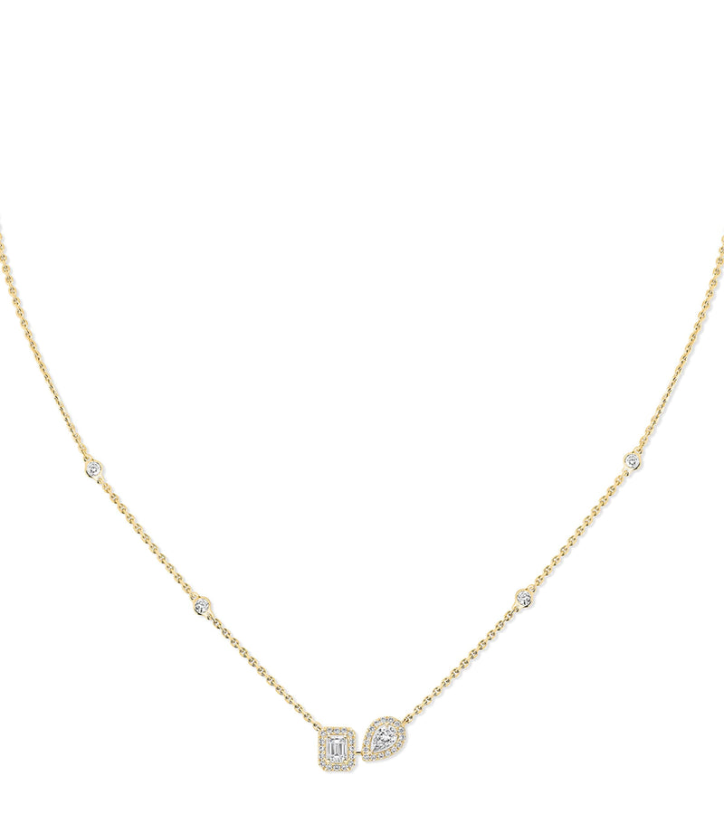 Messika My Twin yellow gold diamond necklace 0.30ct (British brand)