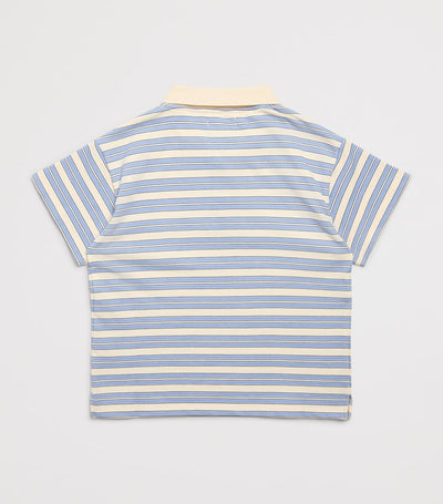 Harrods Organic Cotton Stripe Polo Shirt for Children Ages 18 Months to 10 Years- Buy online at McGrocer