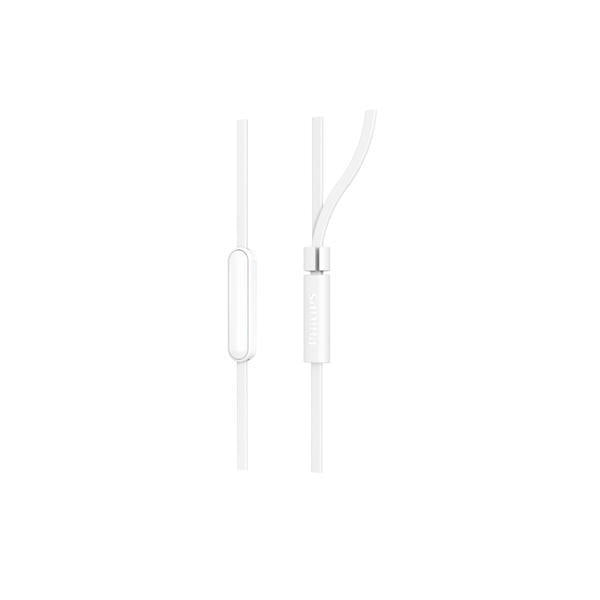 Philips TAE1105 In-Ear-Kopfhörer mit Kabel, Weiß, UK-Version