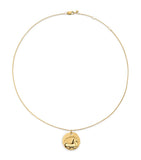 Monica Vinader Aries zodiac necklace gold vermeil - British product