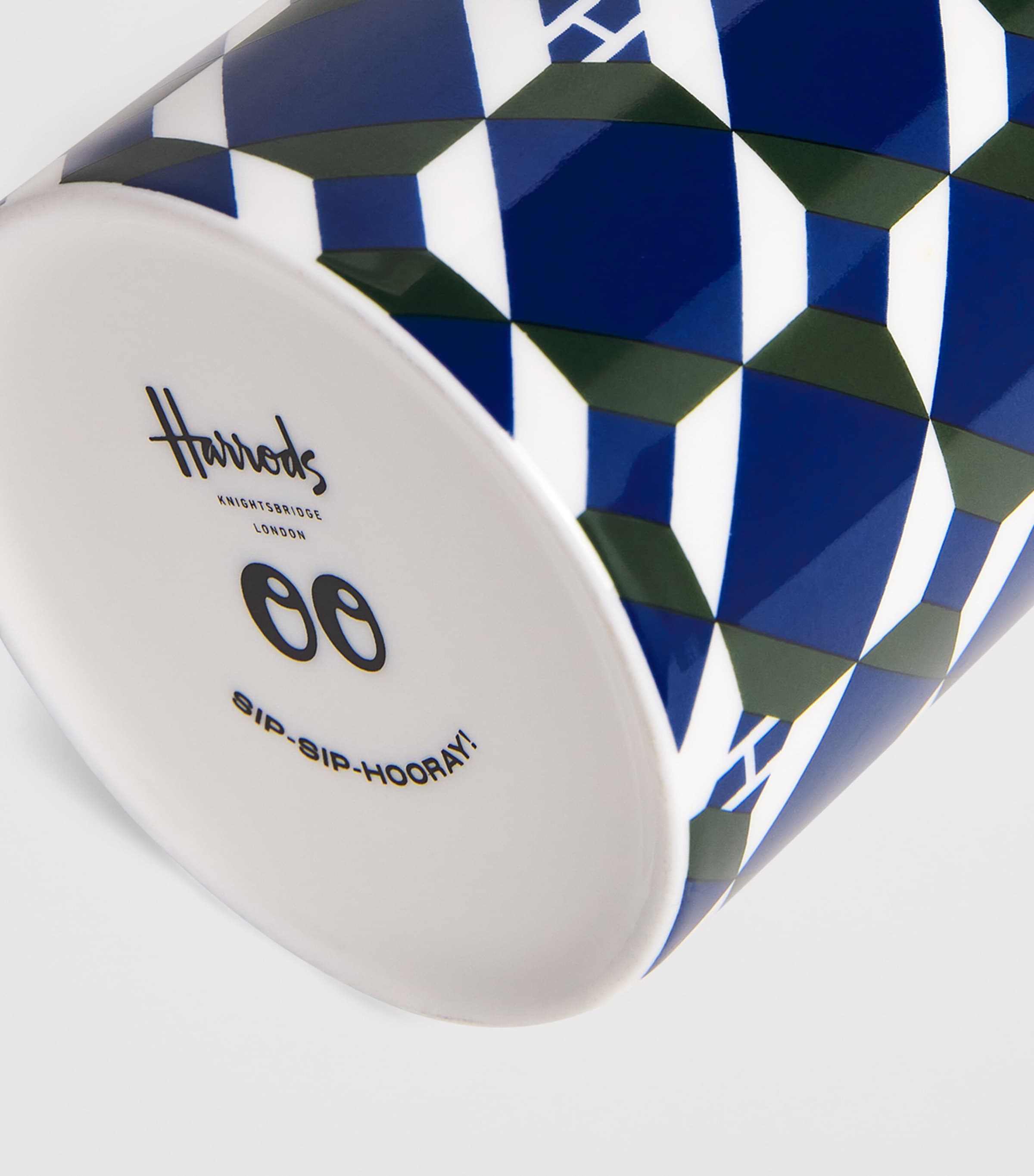 Harrods logo geometric mug, UK version