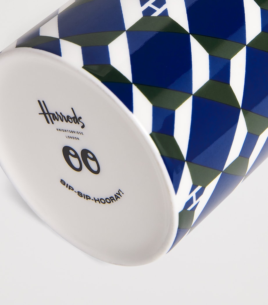 Harrods logo geometric mug, UK version