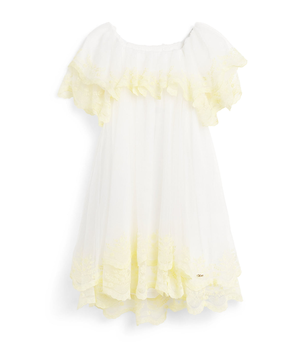 Chloé kids embroidered ceremony dress 4-14 years - British product